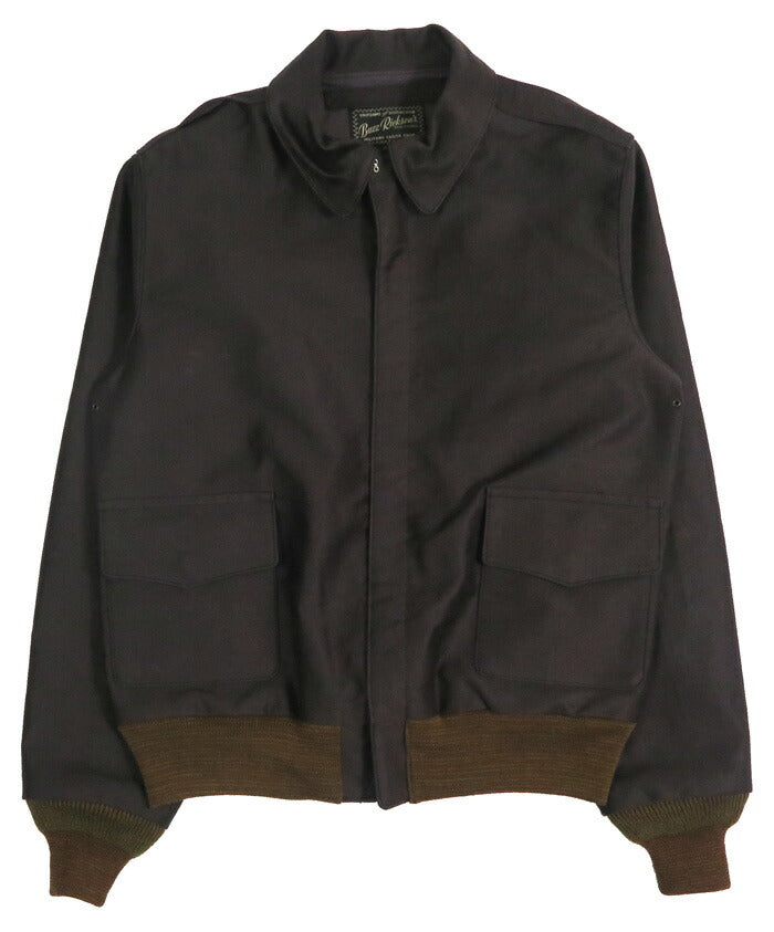 バズリクソンズ Buzz Rickson's ジャングルクロス ブラック A-1 ジャケット William Gibson ウィリアムギブソン BR15774 【2025年秋冬新作】