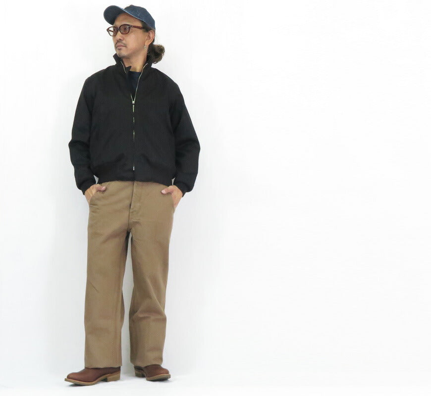 バズリクソンズ Buzz Rickson's ブラック タンカース スラッシュポケット William Gibson ウィリアムギブソン BR15775 【2025年秋冬新作】