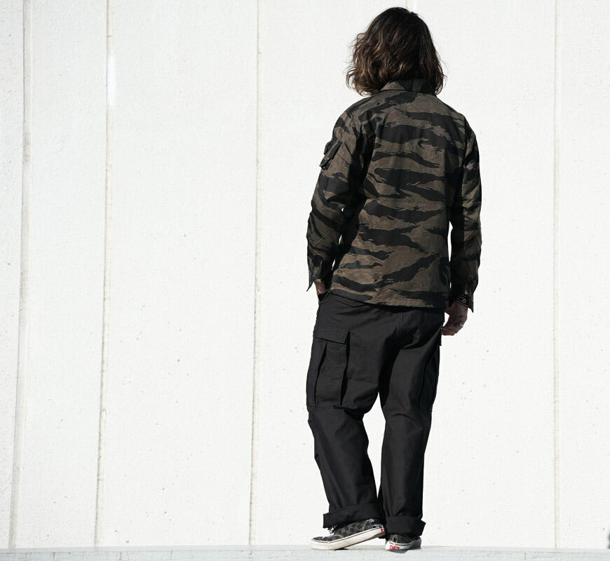 バズリクソンズ Buzz Rickson's ブラックタイガーカモ柄 ジャケット William GIbson ウィリアムギブソン BR15778 【2025年秋冬新作】