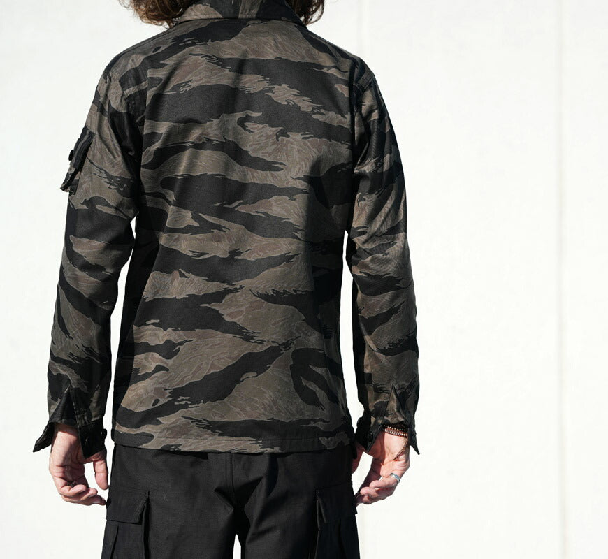 バズリクソンズ Buzz Rickson's ブラックタイガーカモ柄 ジャケット William GIbson ウィリアムギブソン BR15778 【2025年秋冬新作】