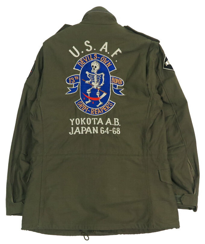 バズリクソンズ Buzz Rickson's M-65 フィールドジャケット 13th BOMB.SQ. GRIM REAPER コート BR15804 【2025年秋冬新作】