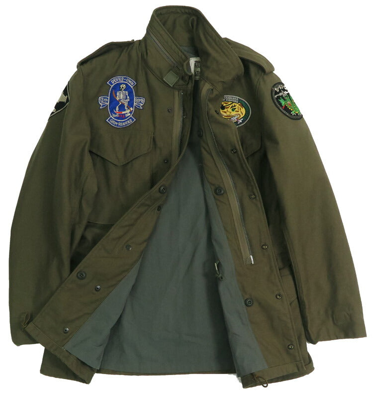 バズリクソンズ Buzz Rickson's M-65 フィールドジャケット 13th BOMB.SQ. GRIM REAPER コート BR15804 【2025年秋冬新作】