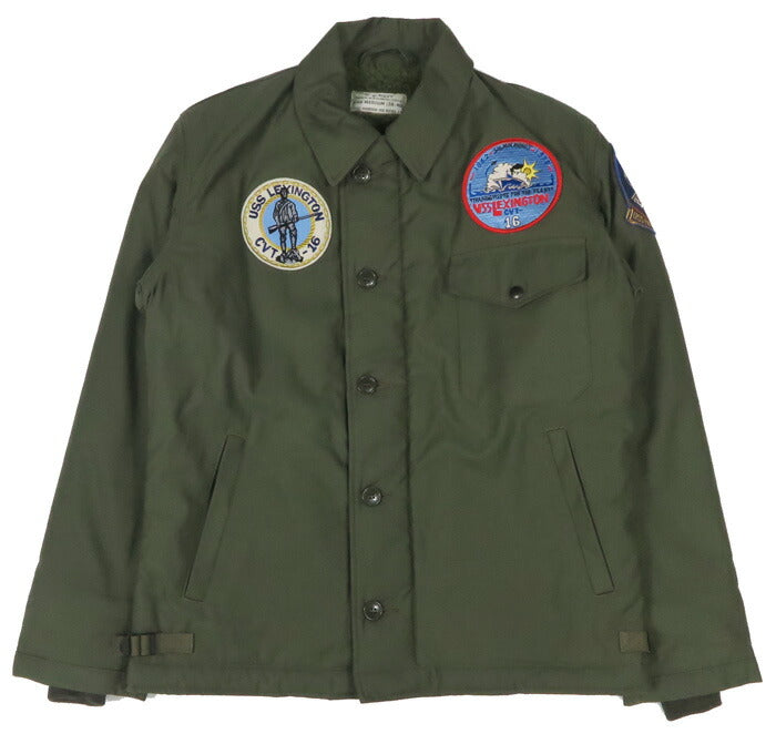 バズリクソンズ Buzz Rickson's A-2 デッキジャケット U.S.NAVY パッチモデル CVT-16 USS LEXINGTON BR15805 【2025年秋冬新作】