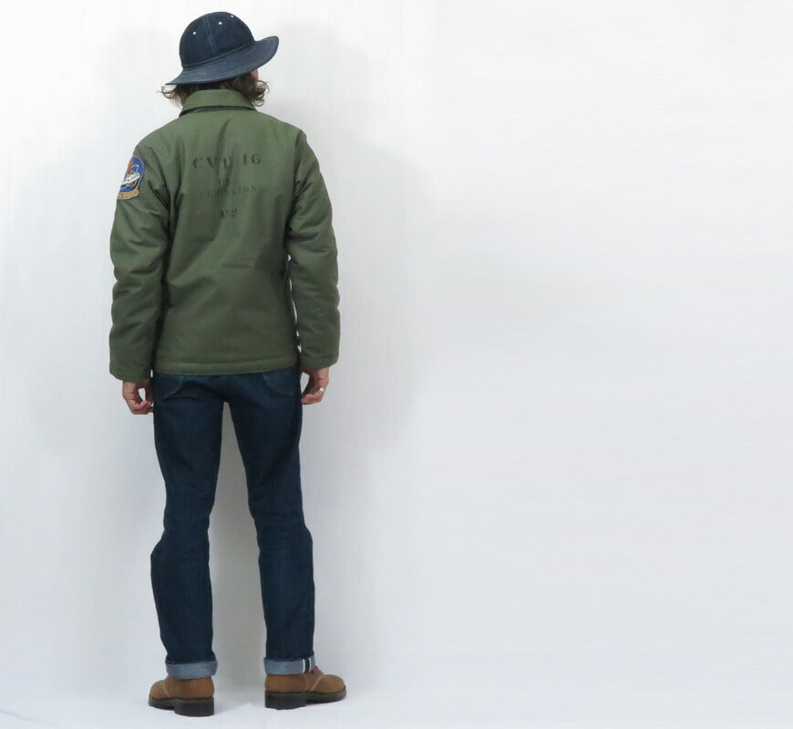 バズリクソンズ Buzz Rickson's A-2 デッキジャケット U.S.NAVY パッチモデル CVT-16 USS LEXINGTON BR15805 【2025年秋冬新作】