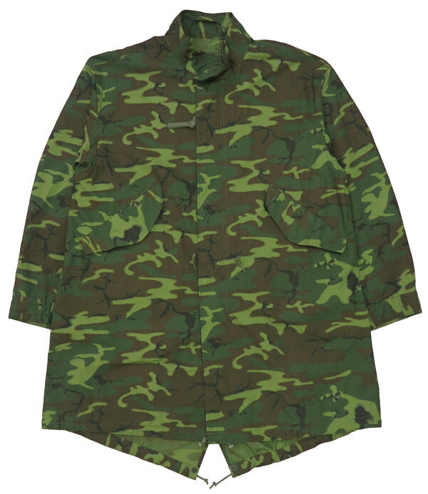 バズリクソンズ Buzz Rickson's カモフラ柄 M-65 フード無し仕様 シェルパーカー CAMOUFLAGE WATER REPELLENT CIVILIAN MODEL モッズコート BR15837 【2025年秋冬新作】