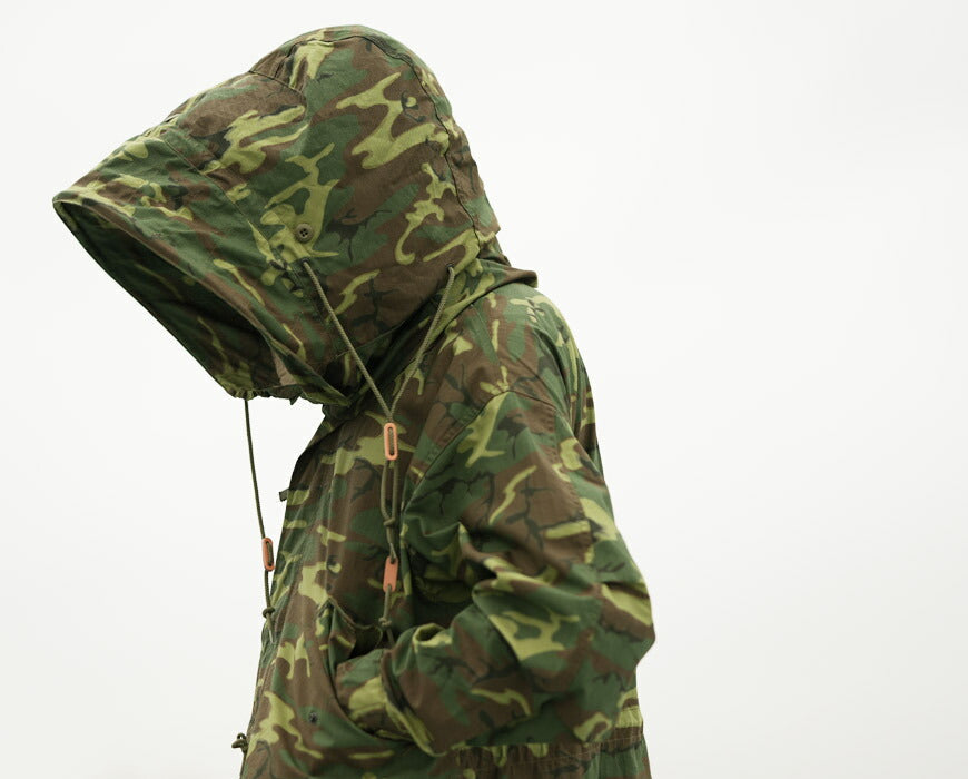 バズリクソンズ Buzz Rickson's カモフラ柄 M-65専用 フード CAMOUFLAGE WATER REPELLENT CIVILIAN MODEL モッズコート BR15845 【2025年秋冬新作】
