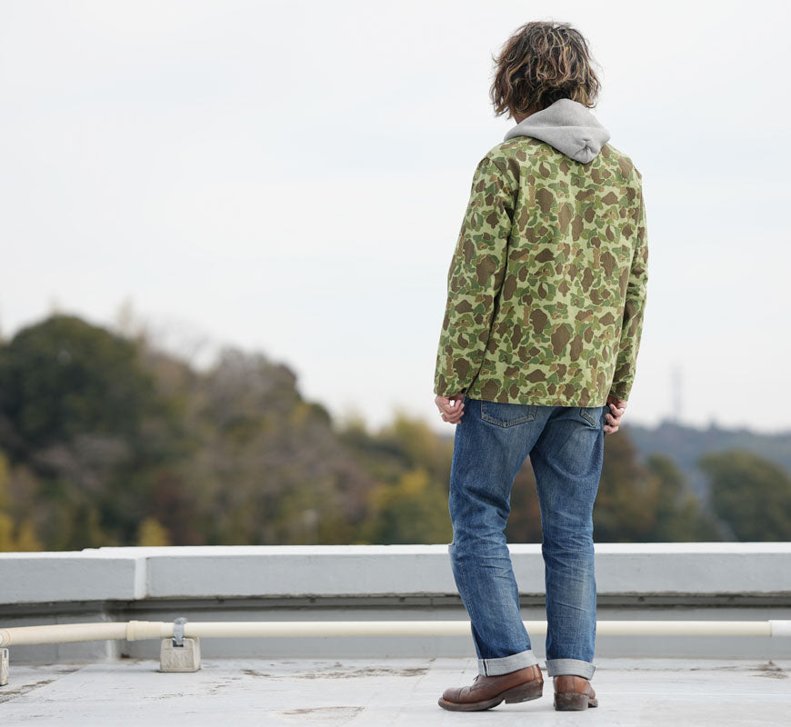 バズリクソンズ Buzz Rickson's USMC P-44 FROGSKINCAMO JKT ユーティリティジャケット フロッグスキンカモ柄 ヘリンボーン BR15884 【2026年春夏新作】