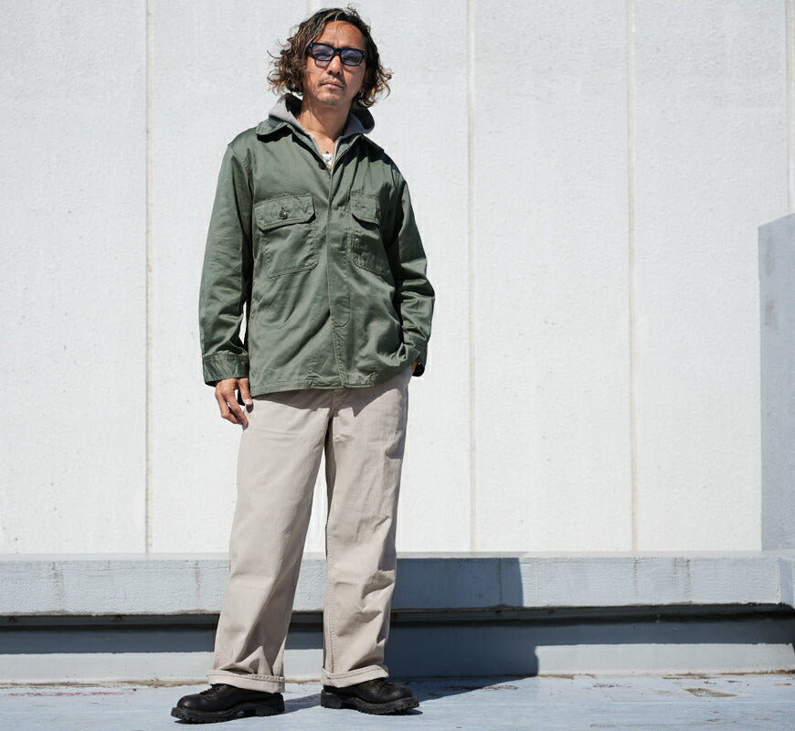 バズリクソンズ Buzz Rickson's コットンサテン ミリタリー ユーティリティ シャツ 長袖 BR29658 【2026年春夏新作】