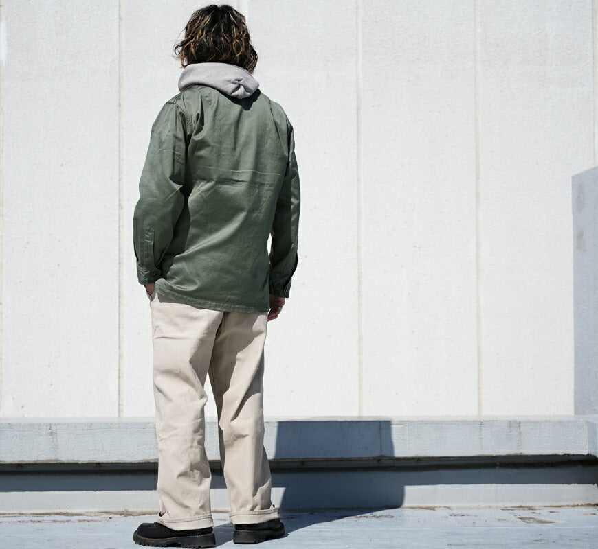 バズリクソンズ Buzz Rickson's コットンサテン ミリタリー ユーティリティ シャツ 長袖 BR29658 【2026年春夏新作】