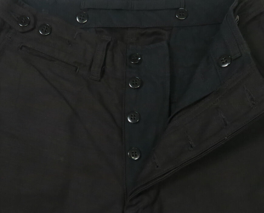 バズリクソンズ Buzz Rickson's ブラック M-1943 トラウザーズ ミリタリー パンツ 軍パン William Gibson ウィリアムギブソ BR42593 【2025年秋冬新作】