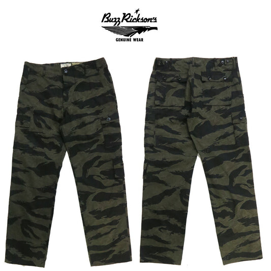 バズリクソンズ Buzz Rickson's ブラック タイガーストライプ トラウザーズ パンツ WILLIAM GIBSON ウィリアムギブソン BR42594 【2025年秋冬新作】