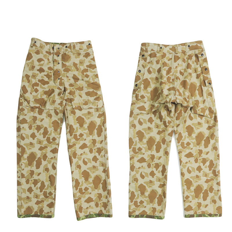 バズリクソンズ Buzz Rickson's トラウザース ヘリンボーン パンツ U.S. MARINE CORPS TROUSERS, HERRINGBONE, CAMOUFLAGED P-44  BR42634 【2026年春夏新作】