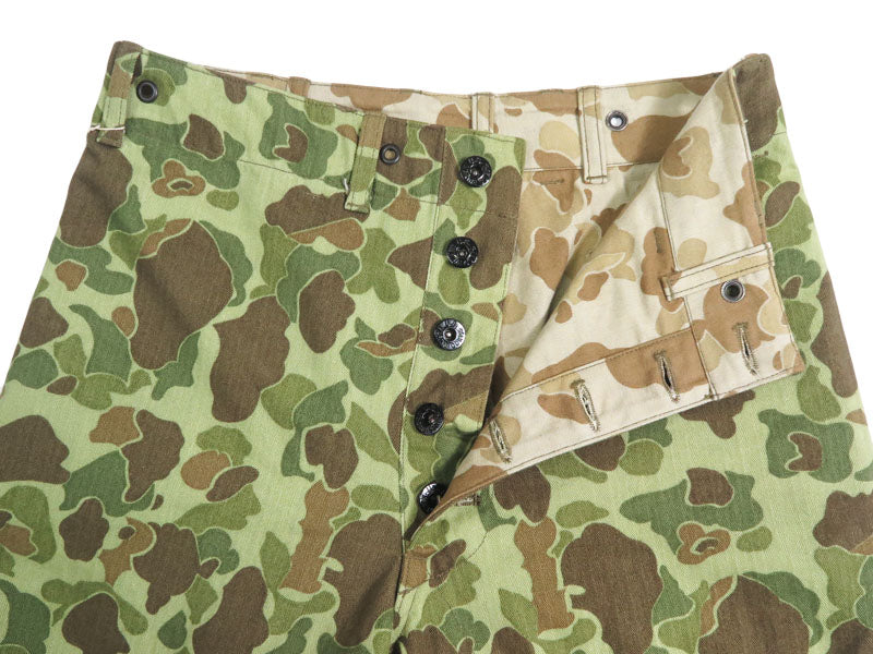 バズリクソンズ Buzz Rickson's トラウザース ヘリンボーン パンツ U.S. MARINE CORPS TROUSERS, HERRINGBONE, CAMOUFLAGED P-44  BR42634 【2026年春夏新作】