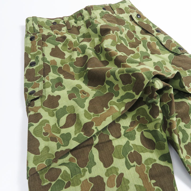 バズリクソンズ Buzz Rickson's トラウザース ヘリンボーン パンツ U.S. MARINE CORPS TROUSERS, HERRINGBONE, CAMOUFLAGED P-44  BR42634 【2026年春夏新作】