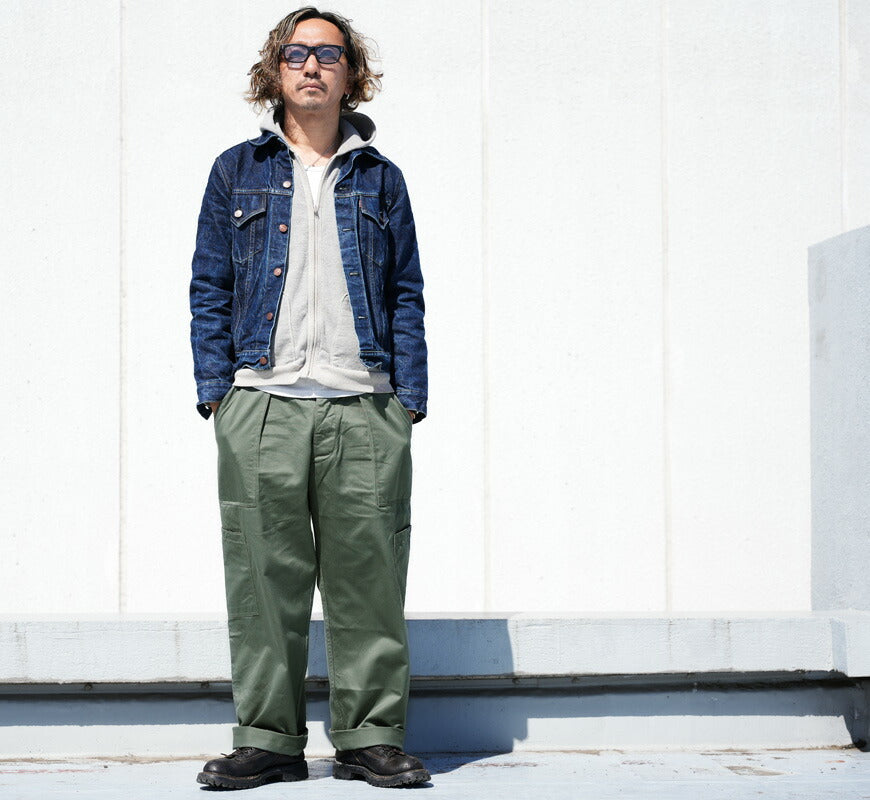 バズリクソンズ Buzz Rickson's コットンサテン ミリタリー ユーティリティ トラウザーズ パンツ BR42636 【2026年春夏新作】