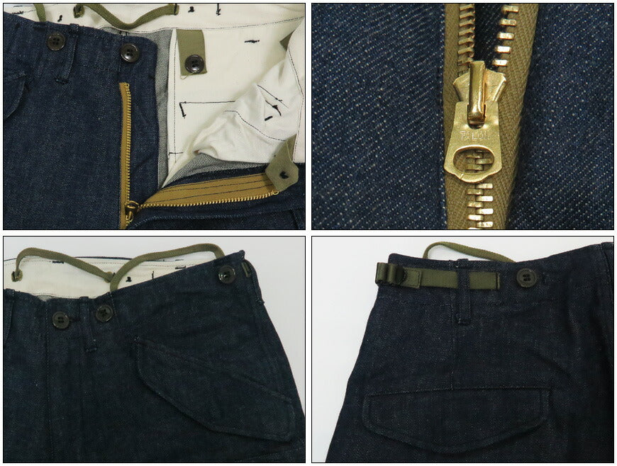 バズリクソンズ Buzz Rickson's M-51 デニム シェル トラウザーズ M-1951 DENIM TROUSERS SHELL .FIELD.SHORT LENGTH カーゴパンツ ミリタリー BR42586 【2025年秋冬新作】