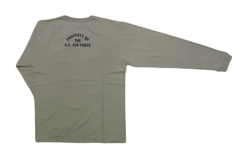 バズリクソンズ BUZZ RICKSON'S 長袖 Tシャツ プリント "U.S. AIR FORCE McCHORD A.F.BASE" MADE IN USA BR69626【2025年秋冬新作】