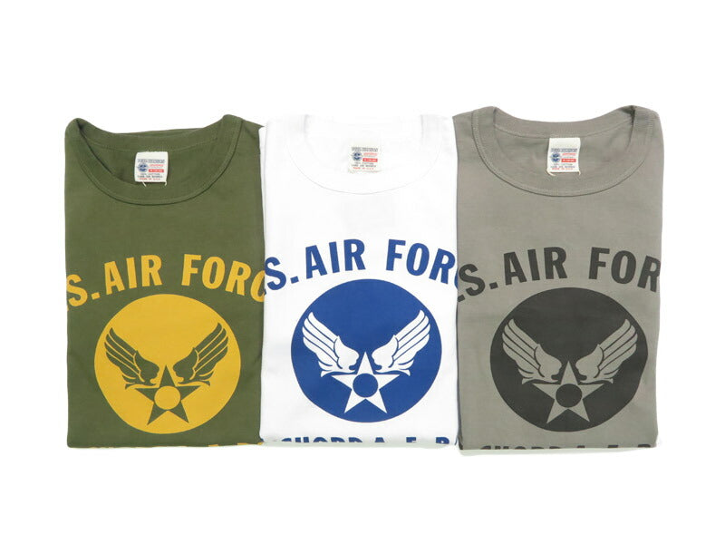バズリクソンズ BUZZ RICKSON'S 長袖 Tシャツ プリント "U.S. AIR FORCE McCHORD A.F.BASE" MADE IN USA BR69626【2025年秋冬新作】