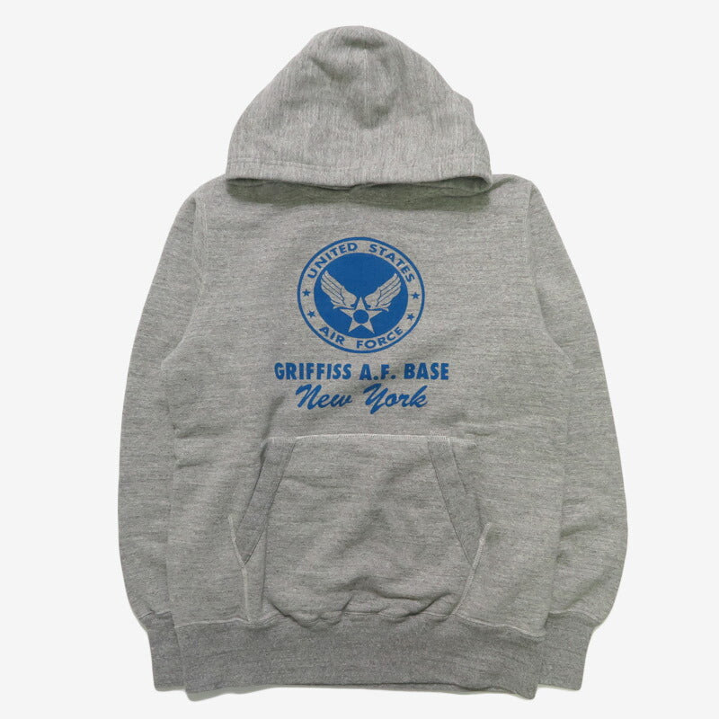 バズリクソンズ BUZZ RICKSON'S プルオーバー スウェットパーカー プリント 長袖  "GRIFFISS A.F.BASE" BR69639 【2025年秋冬新作】