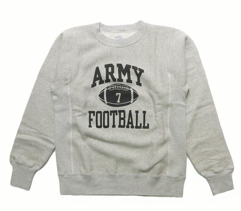 バズリクソンズ BUZZ RICKSON'S 長袖 クルーネック ホリゾンタル・ニッティング スウェット “ARMY FOOTBALL” BR69644【2025年秋冬新作】