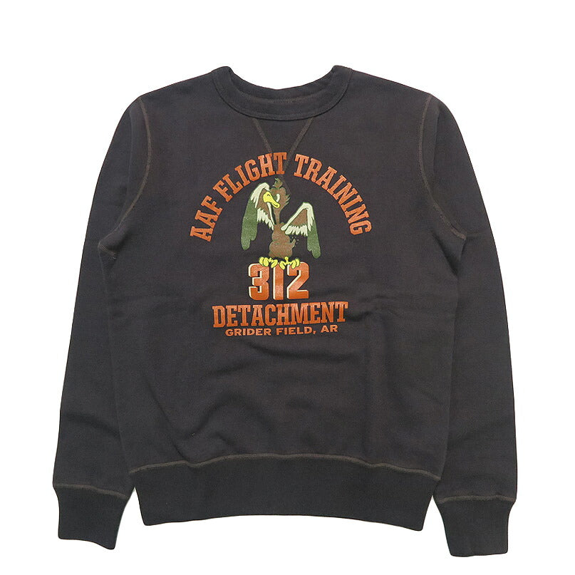 バズリクソンズ BUZZ RICKSON'S セットイン クルーネック スウェット "AAF FLIGHT TRAINING" ミリタリー 長袖 BR69694