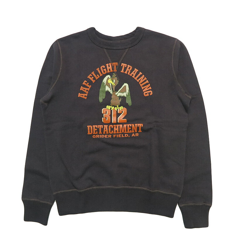 バズリクソンズ BUZZ RICKSON'S セットイン クルーネック スウェット "AAF FLIGHT TRAINING" ミリタリー 長袖 BR69694