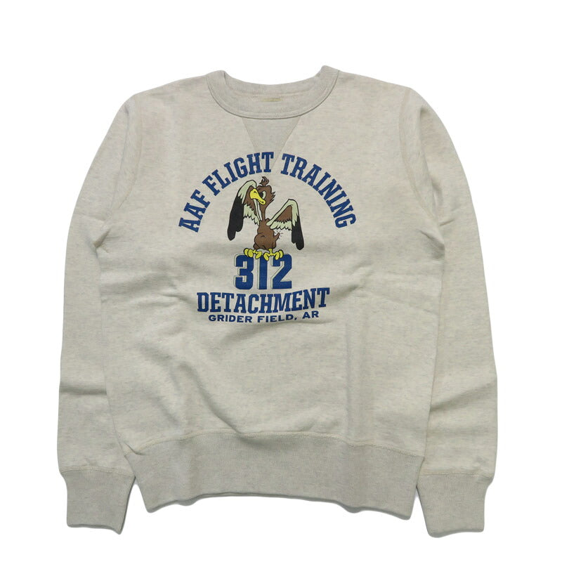 バズリクソンズ BUZZ RICKSON'S セットイン クルーネック スウェット "AAF FLIGHT TRAINING" ミリタリー 長袖 BR69694