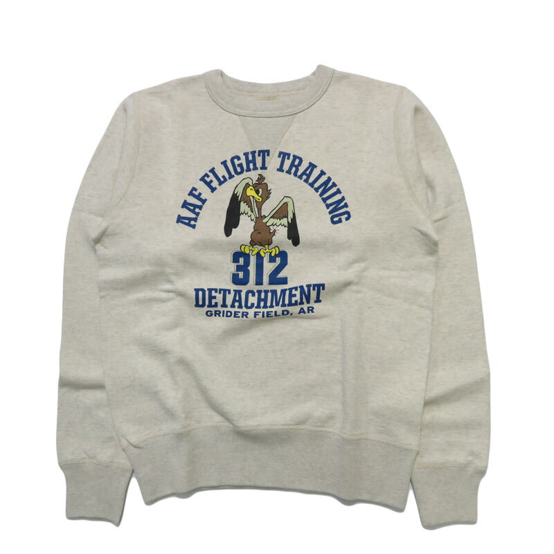 バズリクソンズ BUZZ RICKSON'S セットイン クルーネック スウェット "AAF FLIGHT TRAINING" ミリタリー 長袖 BR69694