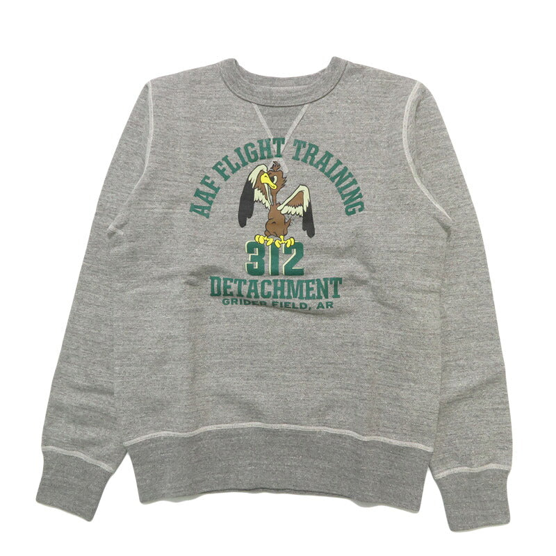 バズリクソンズ BUZZ RICKSON'S セットイン クルーネック スウェット "AAF FLIGHT TRAINING" ミリタリー 長袖 BR69694