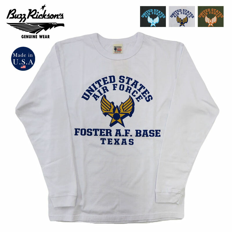 バズリクソンズ BUZZ RICKSON'S 長袖 Tシャツ プリント