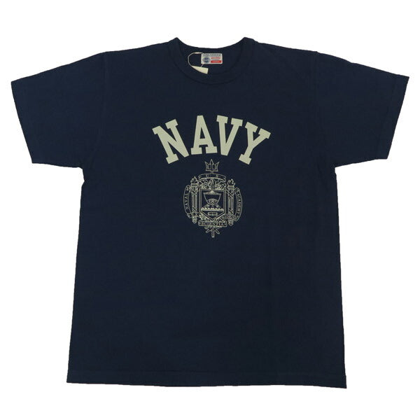 バズリクソンズ BUZZ RICKSON'S 半袖 プリント Tシャツ NAVY BR79513【2025年春夏新作】