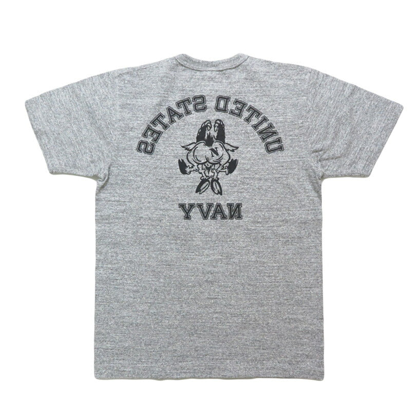 バズリクソンズ BUZZ RICKSON'S スラブヤーン 半袖 Tシャツ プリント "UNITED STATES NAVY" BR79566【2025年春夏新作】