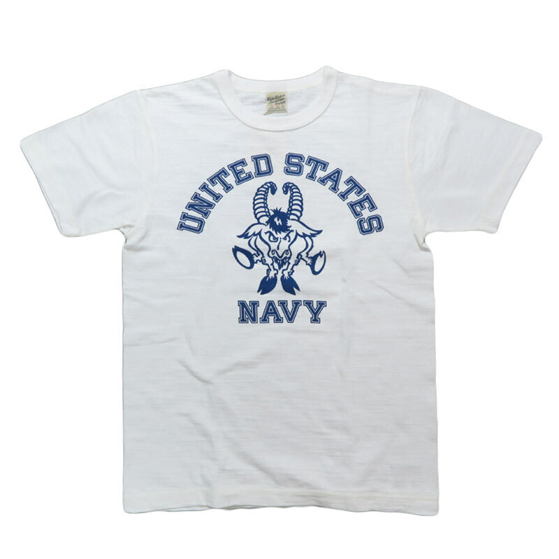 バズリクソンズ BUZZ RICKSON'S スラブヤーン 半袖 Tシャツ プリント "UNITED STATES NAVY" BR79566【2025年春夏新作】