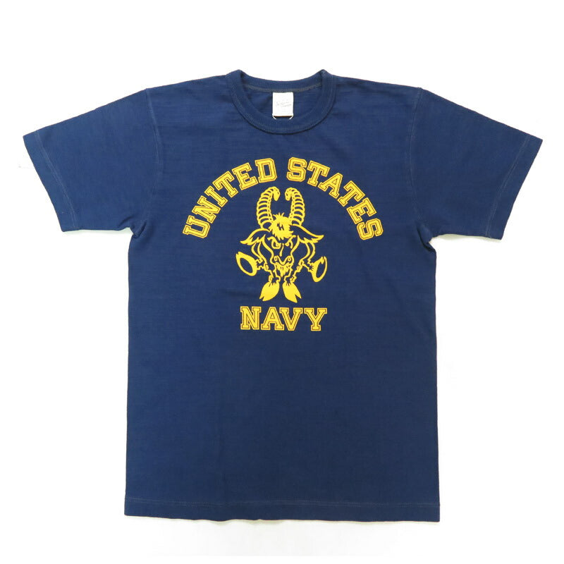 バズリクソンズ BUZZ RICKSON'S スラブヤーン 半袖 Tシャツ プリント "UNITED STATES NAVY" BR79566【2025年春夏新作】
