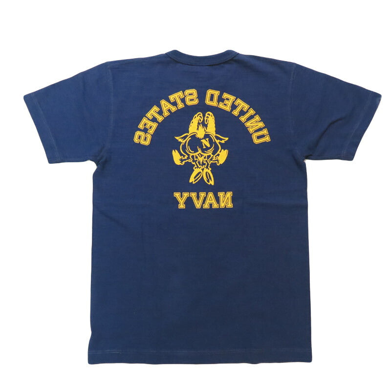 バズリクソンズ BUZZ RICKSON'S スラブヤーン 半袖 Tシャツ プリント "UNITED STATES NAVY" BR79566【2025年春夏新作】