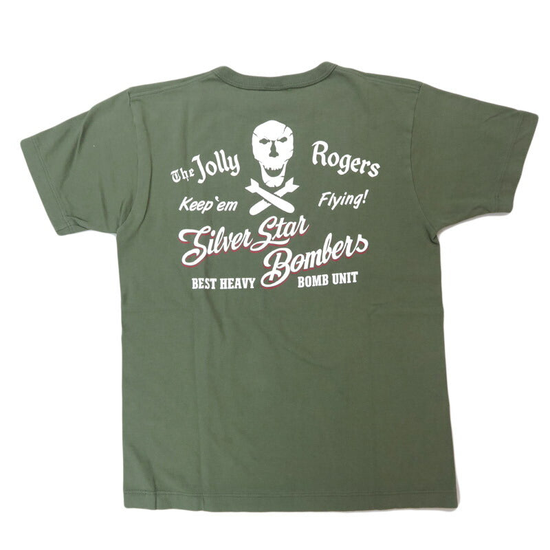 バズリクソンズ BUZZ RICKSON'S 半袖 Tシャツ プリント 「Johry Rogers」GOVERNMENT ISSUE T-SHIRT BR79577【2025年春夏新作】