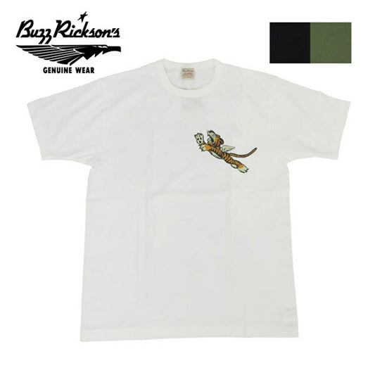バズリクソンズ BUZZ RICKSON'S 半袖 Tシャツ プリント FLYING TIGERS GOVERNMENT ISSUE T-SHIRT BR79578【2025年春夏新作】