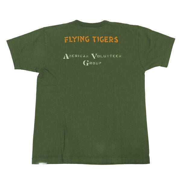 バズリクソンズ BUZZ RICKSON'S 半袖 Tシャツ プリント FLYING TIGERS GOVERNMENT ISSUE T-SHIRT BR79578【2025年春夏新作】