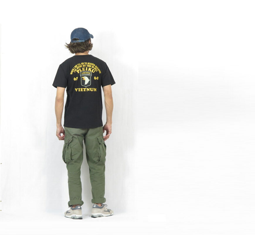 バズリクソンズ BUZZ RICKSON'S 半袖 Tシャツ アメリカ製 "PLEIKU VIETNUM " Made in U.S.A BR79623【2025年春夏新作】