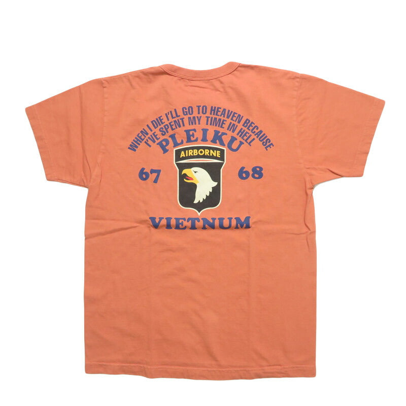 バズリクソンズ BUZZ RICKSON'S 半袖 Tシャツ アメリカ製 "PLEIKU VIETNUM " Made in U.S.A BR79623【2025年春夏新作】