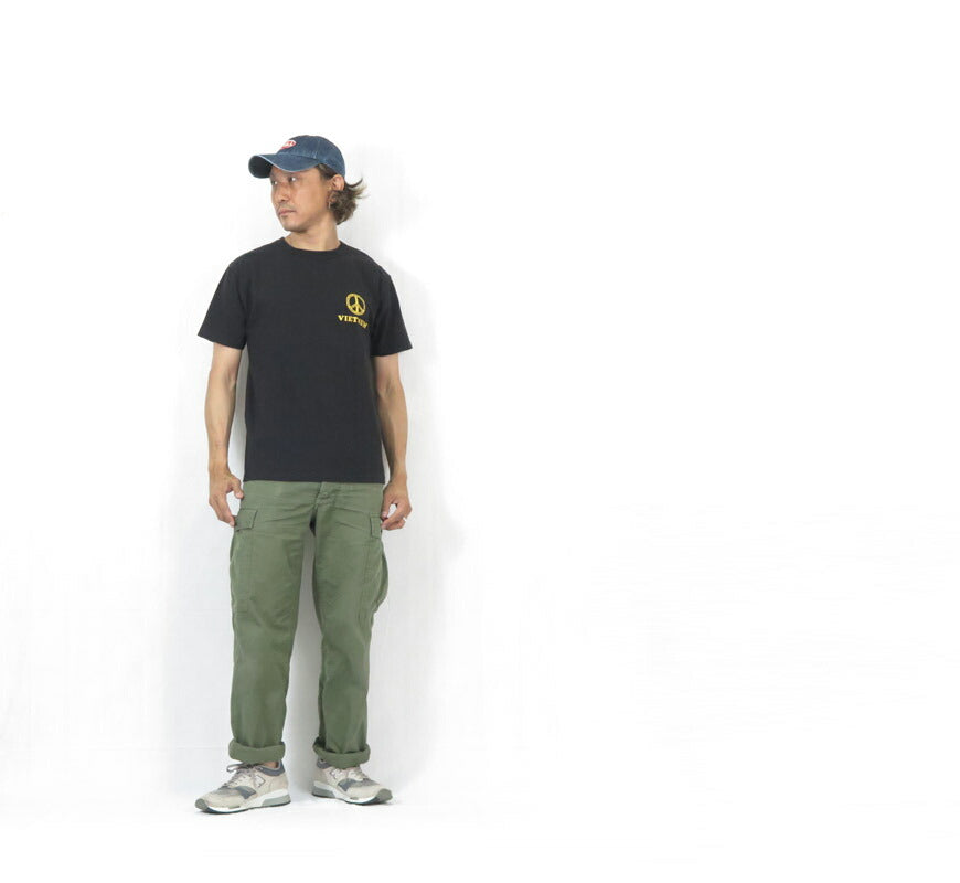 バズリクソンズ BUZZ RICKSON'S 半袖 Tシャツ アメリカ製 "PLEIKU VIETNUM " Made in U.S.A BR79623【2025年春夏新作】