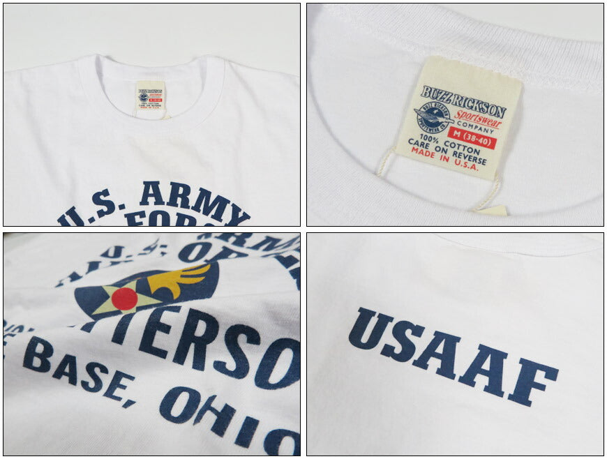 バズリクソンズ BUZZ RICKSON'S 半袖Tシャツ プリント S/S T-SHIRTS