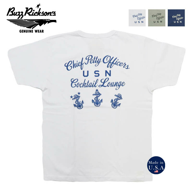 バズリクソンズ BUZZ RICKSON'S 半袖Tシャツ プリント
