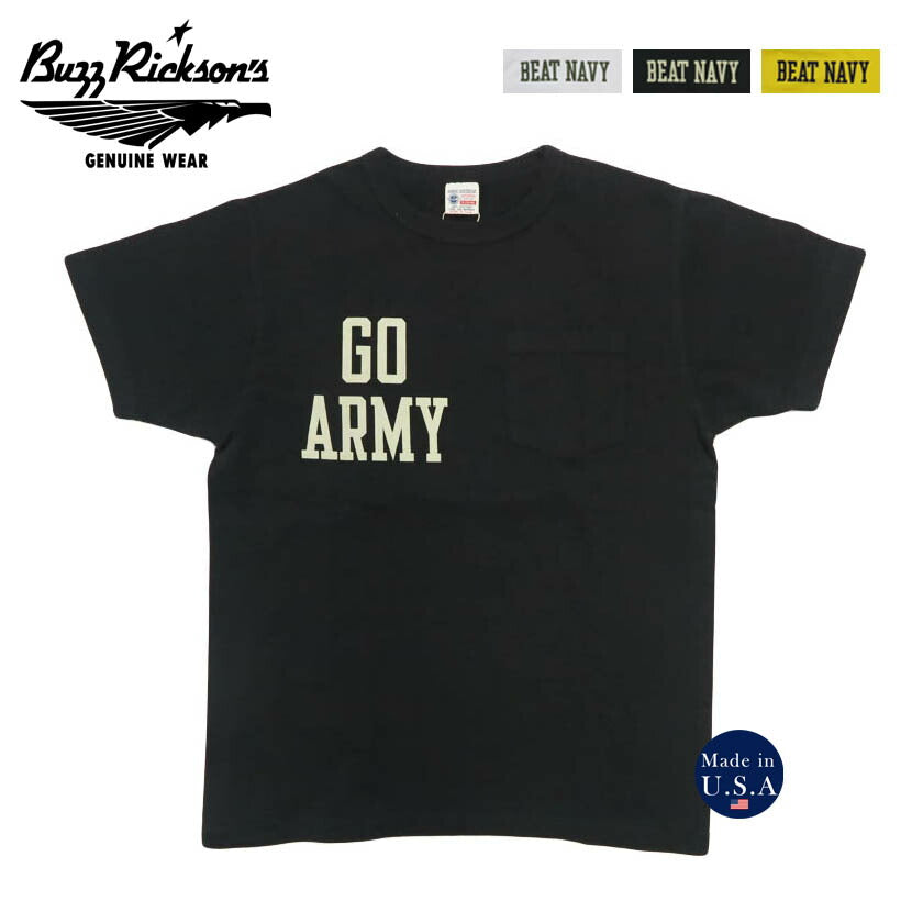 バズリクソンズ BUZZ RICKSON'S 半袖 ポケットTシャツ プリント