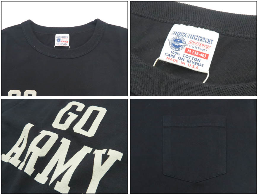 バズリクソンズ BUZZ RICKSON'S 半袖 ポケットTシャツ プリント