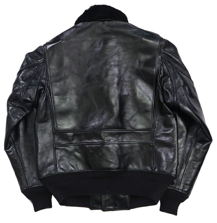 バズリクソンズ Buzz Rickson's WILLIAM GIBSON BLACK AN-J3A ホースハイド ブラック ウィリアムギブソン レザー 馬革 G-1 BR80655 【2024-25年秋冬新作】