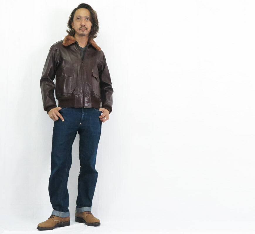 バズリクソンズ Buzz Rickson's Type AN6552 レザー フライトジャケット AMERICAN SPORTSWEAR CO. BR80661 【2025年秋冬新作】