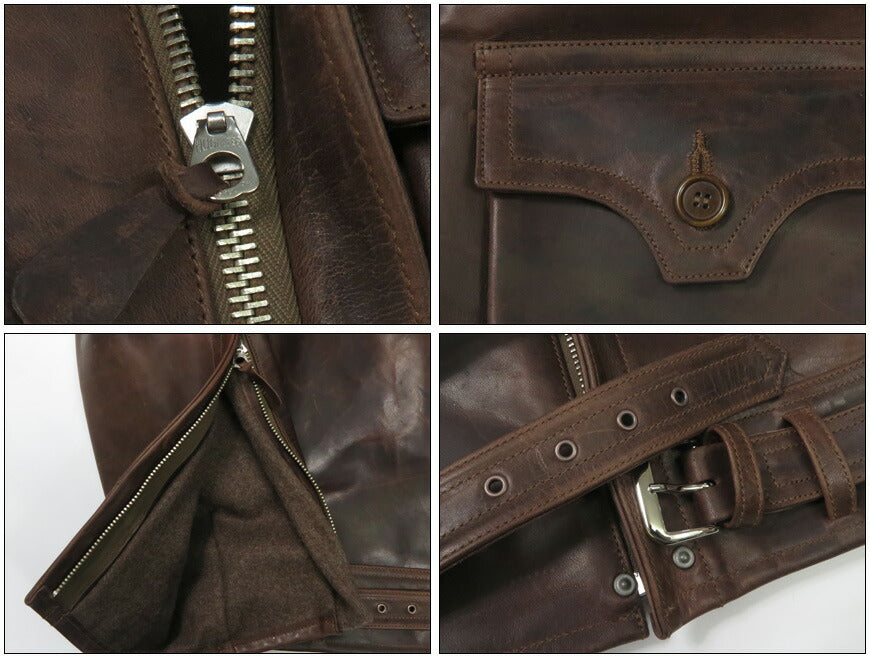 バズリクソンズ Buzz Rickson's B-2 レザー フライトジャケット シープムートン WERBER LEATHER COAT CO., INC. BR80662 【2025年秋冬新作】