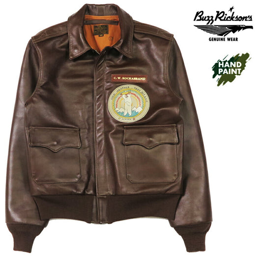 バズリクソンズ Buzz Rickson's A-2 フライトジャケット ハンドペイント IN ALASKA No.W535 ac 29191 BUZZ RICKSON CLO.CO. BR80667 【2025年秋冬新作】