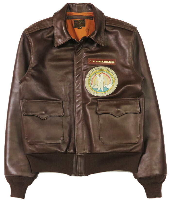 バズリクソンズ Buzz Rickson's A-2 フライトジャケット ハンドペイント IN ALASKA No.W535 ac 29191 BUZZ RICKSON CLO.CO. BR80667 【2025年秋冬新作】